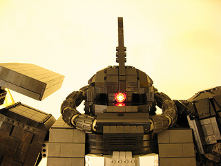 Illustration for article titled Massive Lego Mecha Can Probably Kill Humans, then Drink Ten Packs of Good Ole Fortran